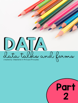 Preview of Data Talks and Forms-FREEBIE