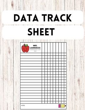 Preview of Data Tracker