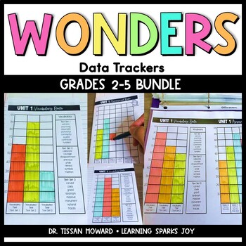 Preview of Data Trackers BUNDLE - Wonders Grades 2-5