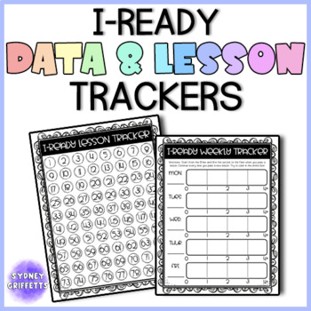 Preview of Data Trackers for i-Ready Math & Reading | Growing Classroom Resource