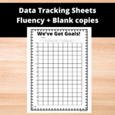 Data Tracking- Fluency + Blank Sheets (8 versions)