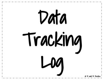 Preview of Data Tracking Log