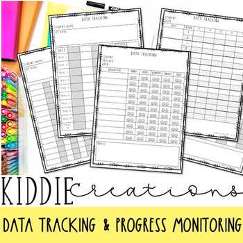 Preview of Comprehensive Data Tracking & Progress Monitoring Forms | 200+ Pages