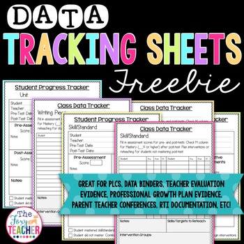 Data Tracking Sheets by Brandy Shoemaker  Teachers Pay 