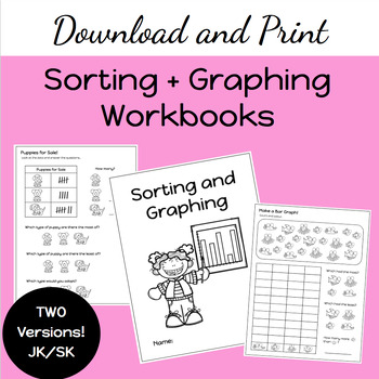 Preview of Data Workbooks - Sorting, Tallying and Graphing (JK/SK)