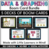 Data and Graphing Boom Card Bundle 1st Grade Math Games an
