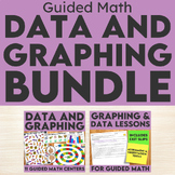 Data and Graphing Lessons and Centers Bundle for Guided Ma