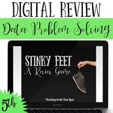 Data and Graphing Game - Stinky Feet Math Game for 5th Grade