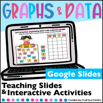 Preview of Data and Graphing Google Slides Graphing and Analyzing Data Math Lesson