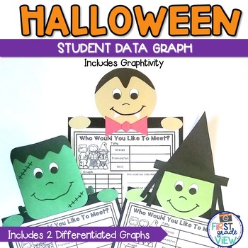 Preview of Data and Graphing | Halloween Characters