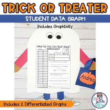 Preview of Data and Graphing | Halloween Trick or Treater