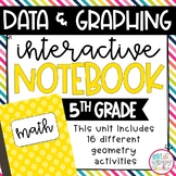 Data and Graphing Interactive Notebook for 5th Grade