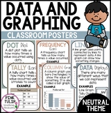 Data and Graphing Posters - Earth Tones Classroom Decor