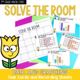 Data and Graphing Task Cards 2nd Grade Solve the Room