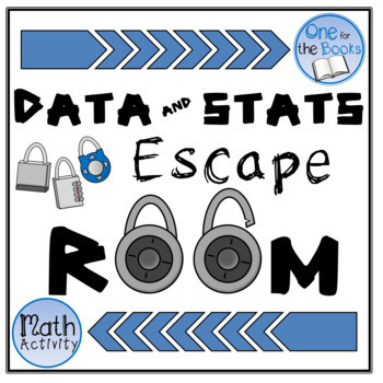 Preview of 6th Grade Math Escape Room - Data and Statistics