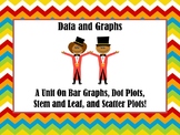 Data and Graphs Mega Unit!!!! Bar Graphs, Dot Plots, Stem 