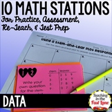 Data and Graphs Math Stations - Graphs Activities - Data R