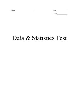 Preview of Data and Statistics Assessment