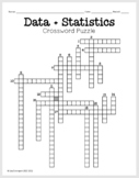 Data and Statistics Crossword Puzzle