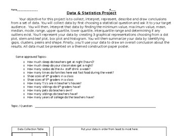 quantitative statistics project ideas