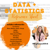 Data and Statistics Reference Sheet - for Students