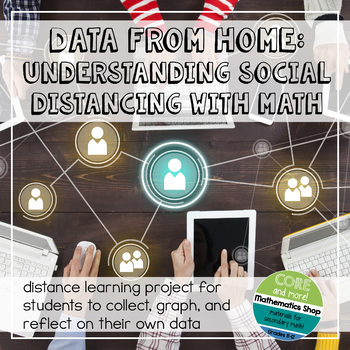 Preview of Data from Home Math Project - Distance Learning About Social Distancing
