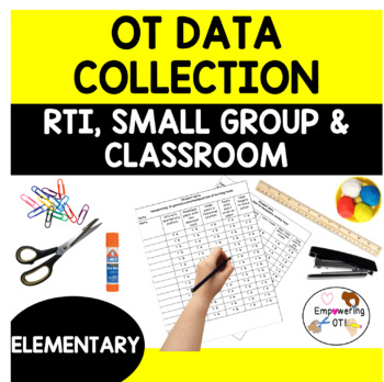 Preview of Occupational Therapy Data tracking fine motor / visual motor multiple students