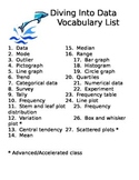 Data/Statistics Vocabulary List