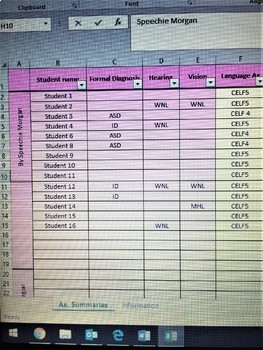 Preview of Database Management System - Speech Assessments