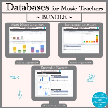 Preview of Databases for Music Teachers BUNDLE