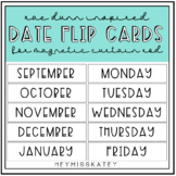 Date Flip Cards | Today's Date Cards on Magnetic Curtain R