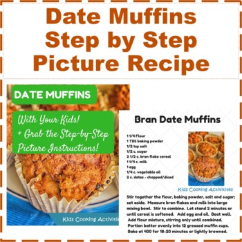 Preview of Date Muffins Step by Step Picture Recipe