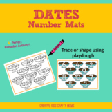 Dates Playdough Number Mat - Ramadan activities