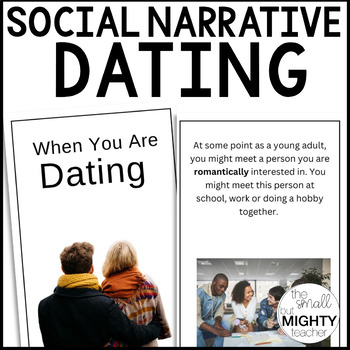 Preview of Dating, Social Emotional Skills - Social Narrative