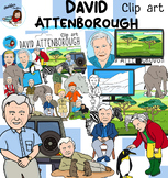 David Attenborough clip art
