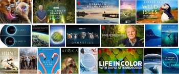 Preview of David Attenborough 130 Episode Bundle Movie Guides with Answer Keys -Mega Bundle