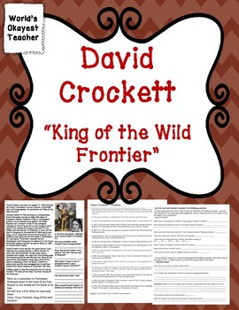 Preview of David Crockett: King of the Wild Frontier