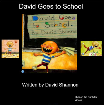 Preview of David Goes To School SMART Notebook