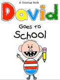 David Goes to School Coloring Book