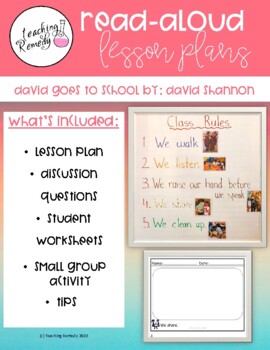 David Goes to School - Read-aloud Lesson Plan - Kindergarten by ...