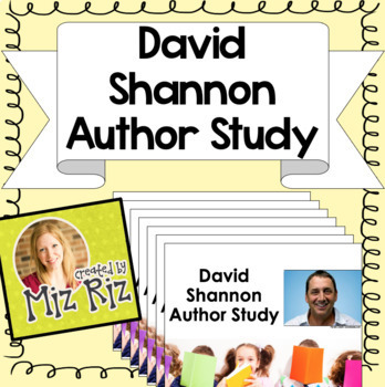 Preview of David Shannon Author Study PowerPoint