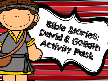 Preview of David and Goliath Activity Pack