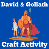 David and Goliath Craft | Bible Stories Lessons | Bible Cr