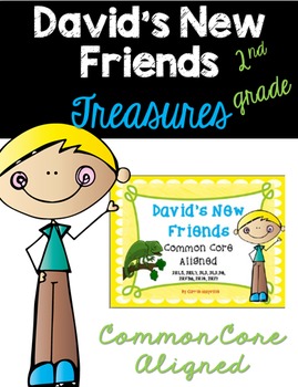 Preview of David's New Friends - Common Core Aligned