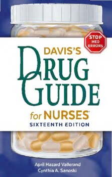 Preview of Davis’s Drug Guide for Nurses (sixteenth Edition) ORIGINAL PDF