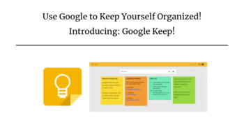 Preview of Day 2 - Google Keep Worksheet (Optional)