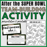 Day After Super Bowl Team Building Activity - Find Someone Who