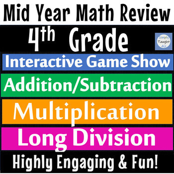 Preview of Day Before State Testing Activity 4th Grade Math