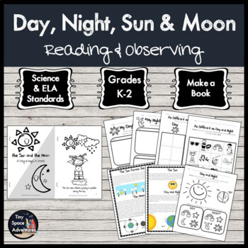 Preview of Day, Night, Sun & Moon (Common Core & NGSS)