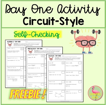 Preview of Day One Circuit-Style Activity Freebie
